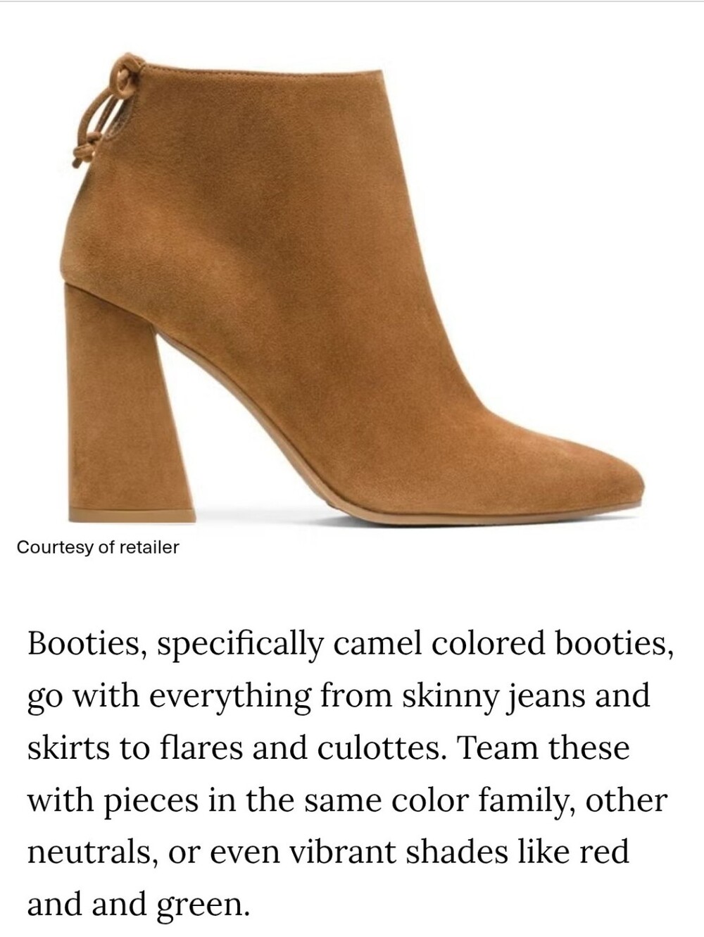 Stuart Weitzman Grandiose Suede Pointy Toe Ankle Bootie Camel Block Heel 8.5 M